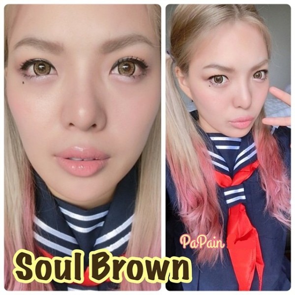 soul brown softlens