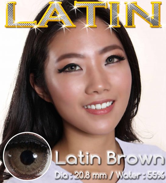 softlens latin 3 tone brown