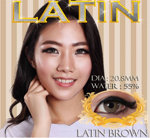 softlens latin 3 tone brown