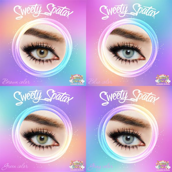 details softlens sweety spartax grey brown blue green