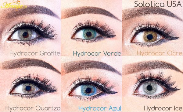 softlens Avenue Solotica Hydrocor all color