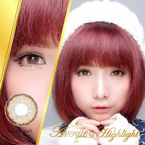 softlens avenue highlight brown