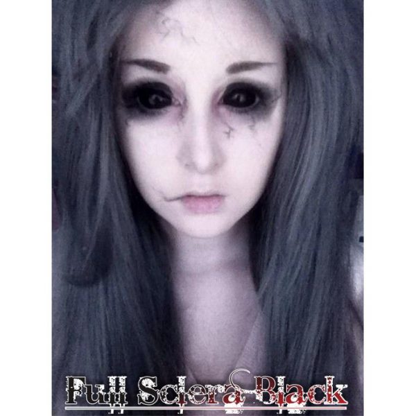 jual full sclera black 