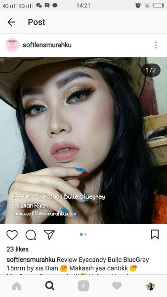 review eye candy bulle bluegrey sis dian