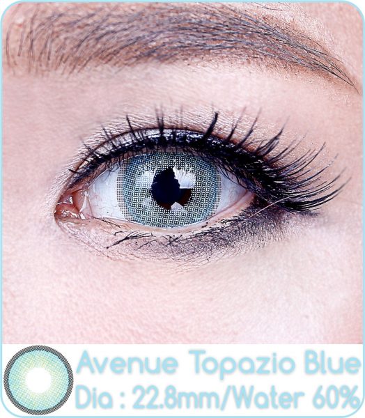 softlens avenue topazio blue