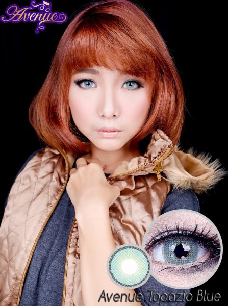 softlens avenue topazio blue