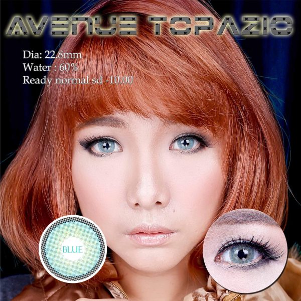 avenue topazio blue softlens