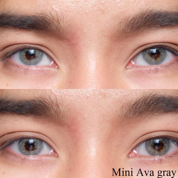 kitty kawaii mini ava grey softlens