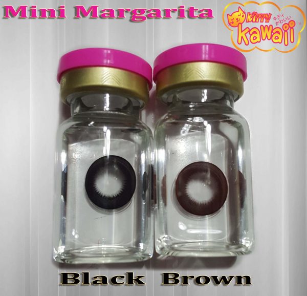 softlens kitty kawaii mini margarita black & choco