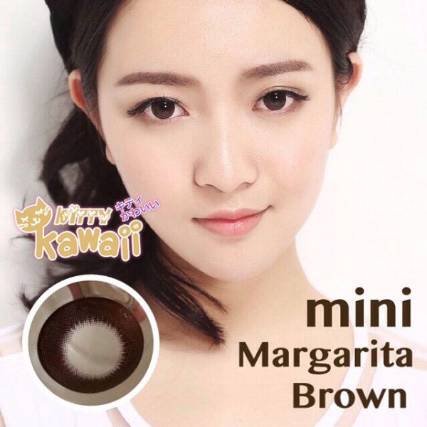 softlens kitty kawai mini margarita brown / choco