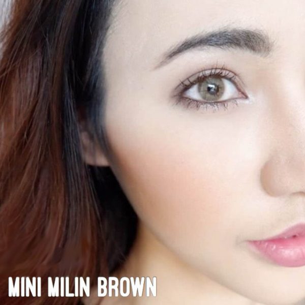 mini millin brown softlens