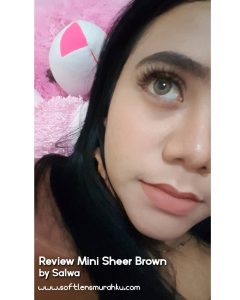 review mini sheer brown sis salwa 2