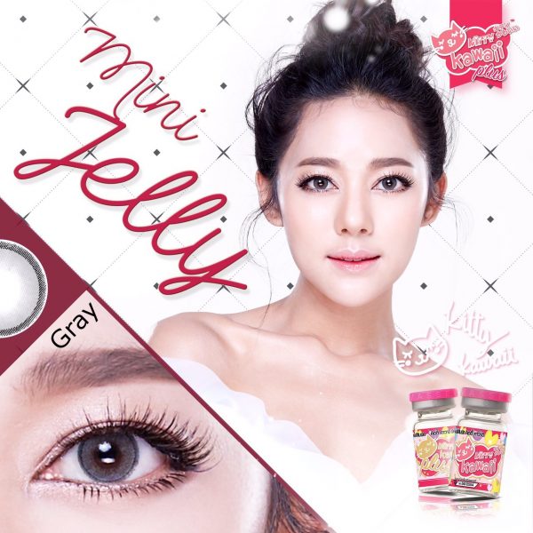 kitty kawaii softlens mini jelly grey