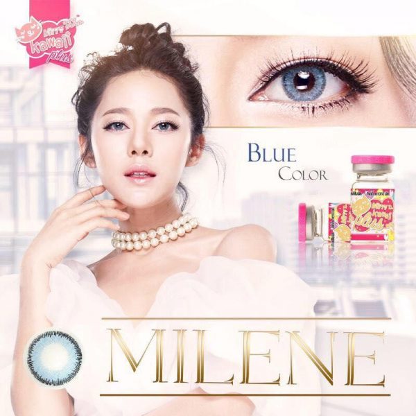 softlens kitty kawaii milene blue