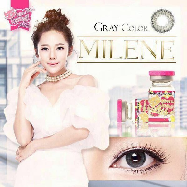 softlens kitty kawaii milene grey