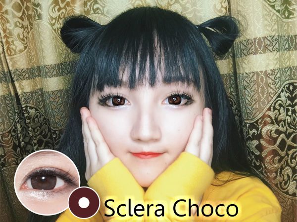 Softlens sclera choco