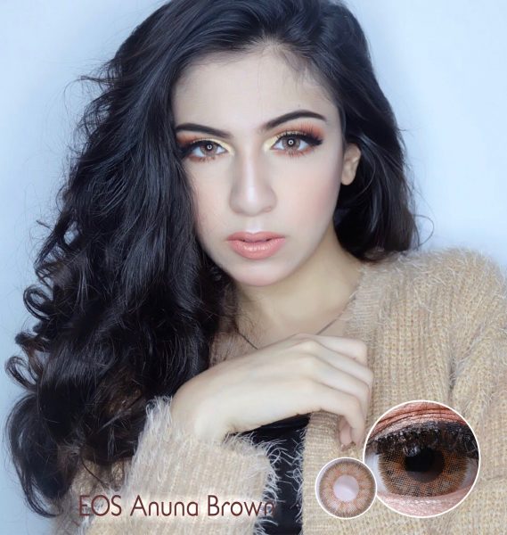 eos anuna brown softlens