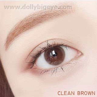 mini clean brown softlens