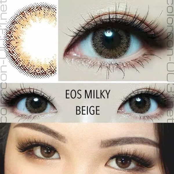 softlens eos milky beige