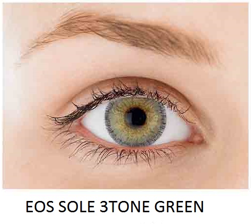 eos sole 3 tone green