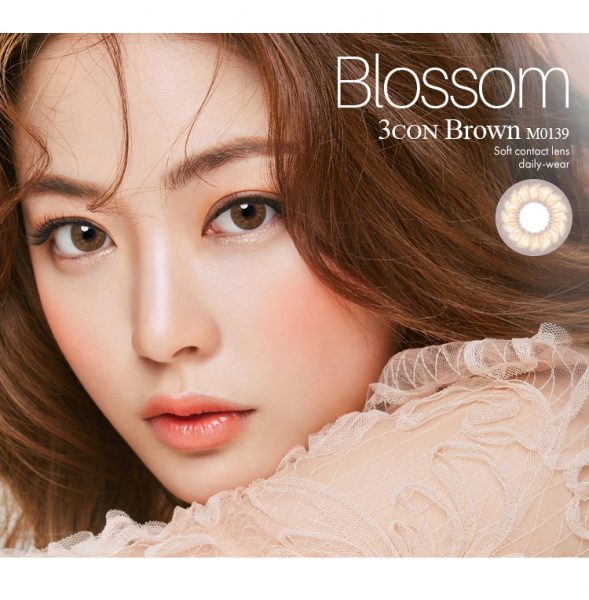 Softlens blossom brown