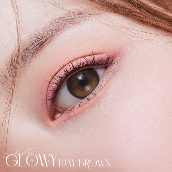 softlens natural eyelighter glowy coklat