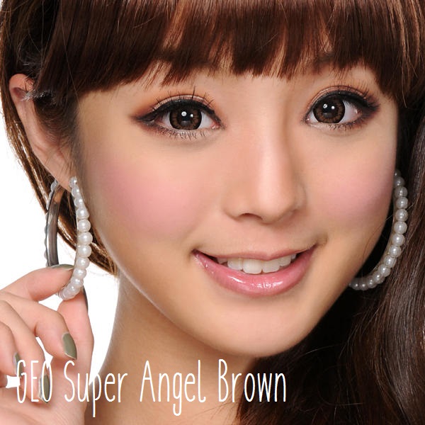 softlens geo super angel brown coklat xcm-214