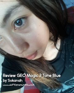 review geo magic 3 tone blue sis sokanah