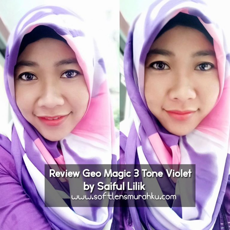 review geo magic 3 tone violet sis saiful lilik 2