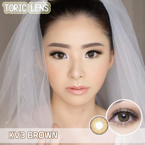 toric lens brown