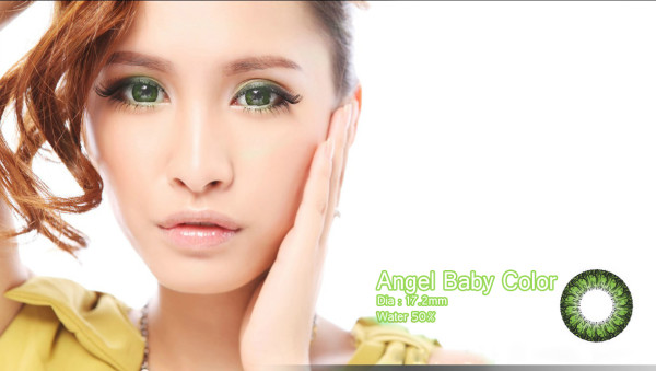 softlens angel baby green