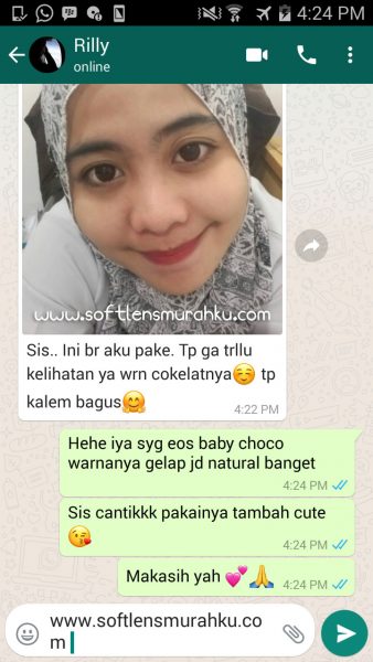 review eos baby choco sis rilly