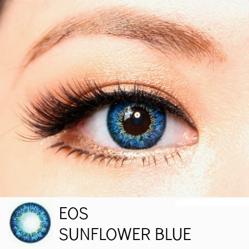 softlens eos sunflower blue
