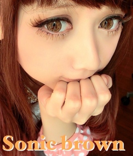 softlens sonic brown