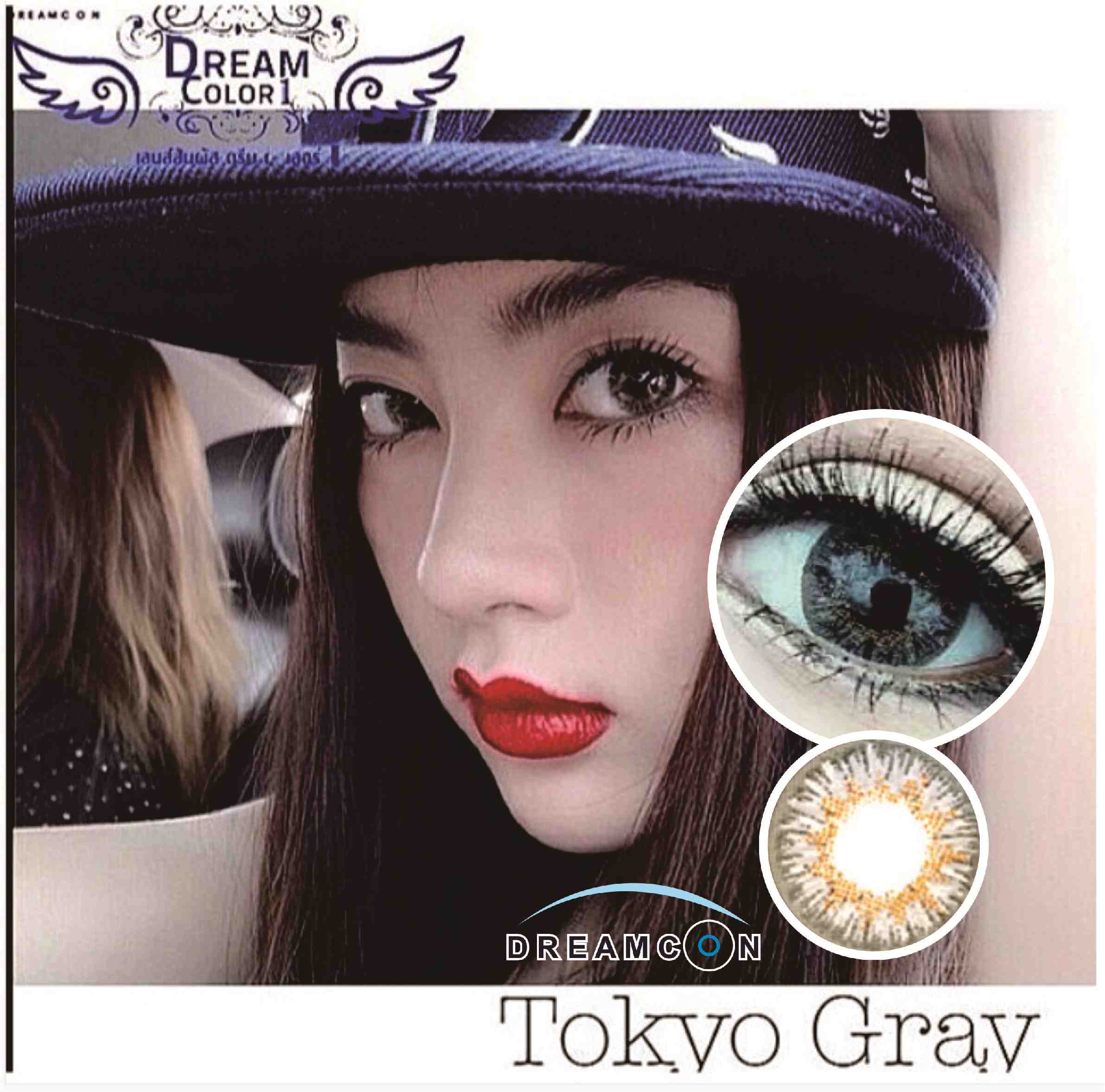 softlens dreamcolor / dreamcon tokyo gray