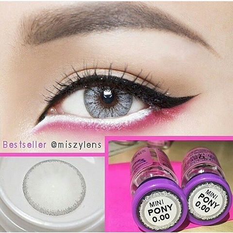 mini pony grey softlens