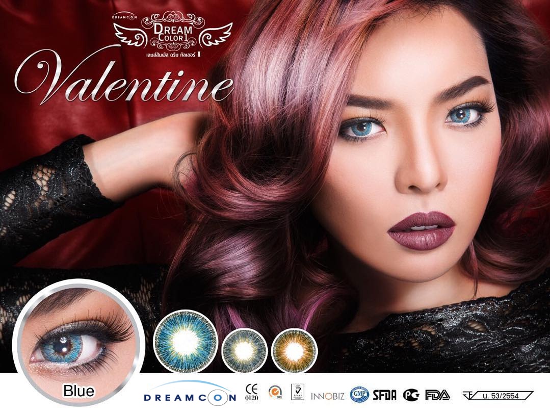 softlens dreamcon valentine blue