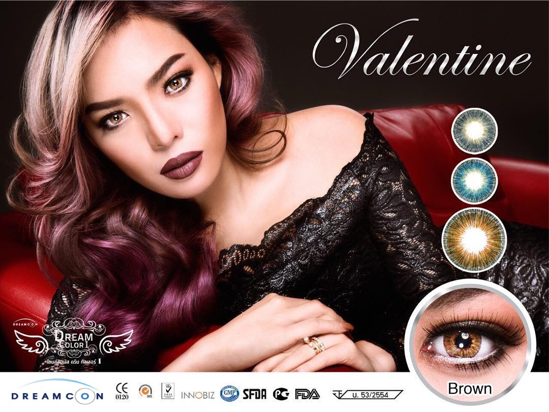 softlens dreamcon valentine brown