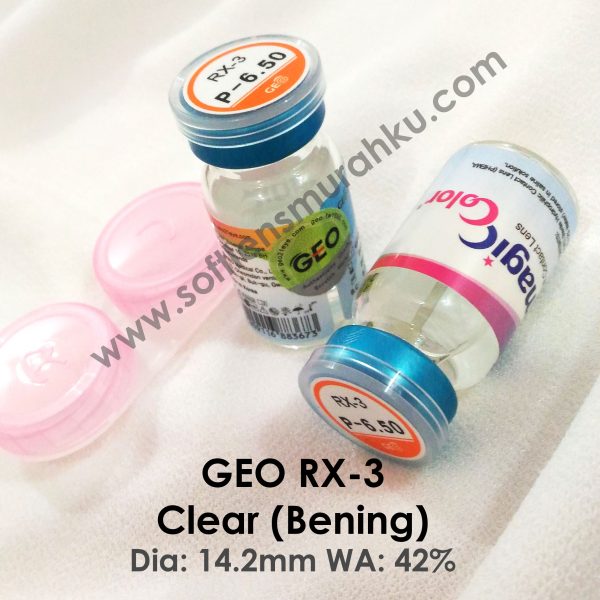 softlens geo rx-3 bening transparan