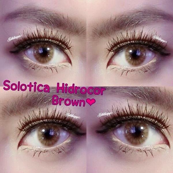 solotica hydrocor brown by sweety plus softlens