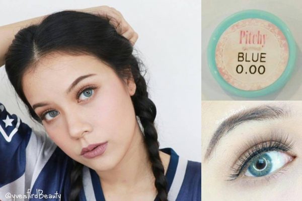 softlens blue sweety pitchy 