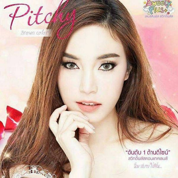 softlens pitchy brown sweety plus