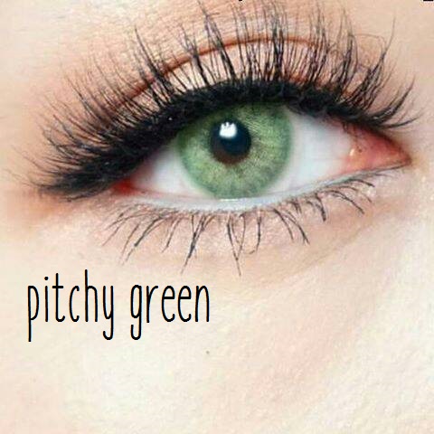 softlens pitchy green softlens warna hijau cantik