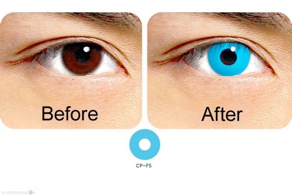 blue contact lens cp-f5