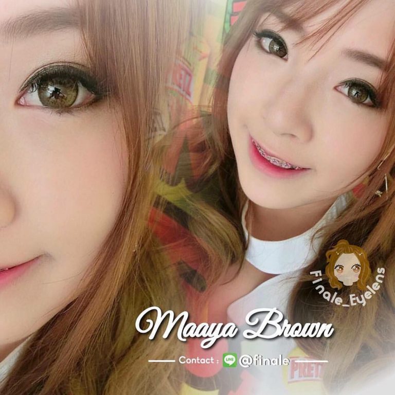 dreamcolor maaya brown softlens