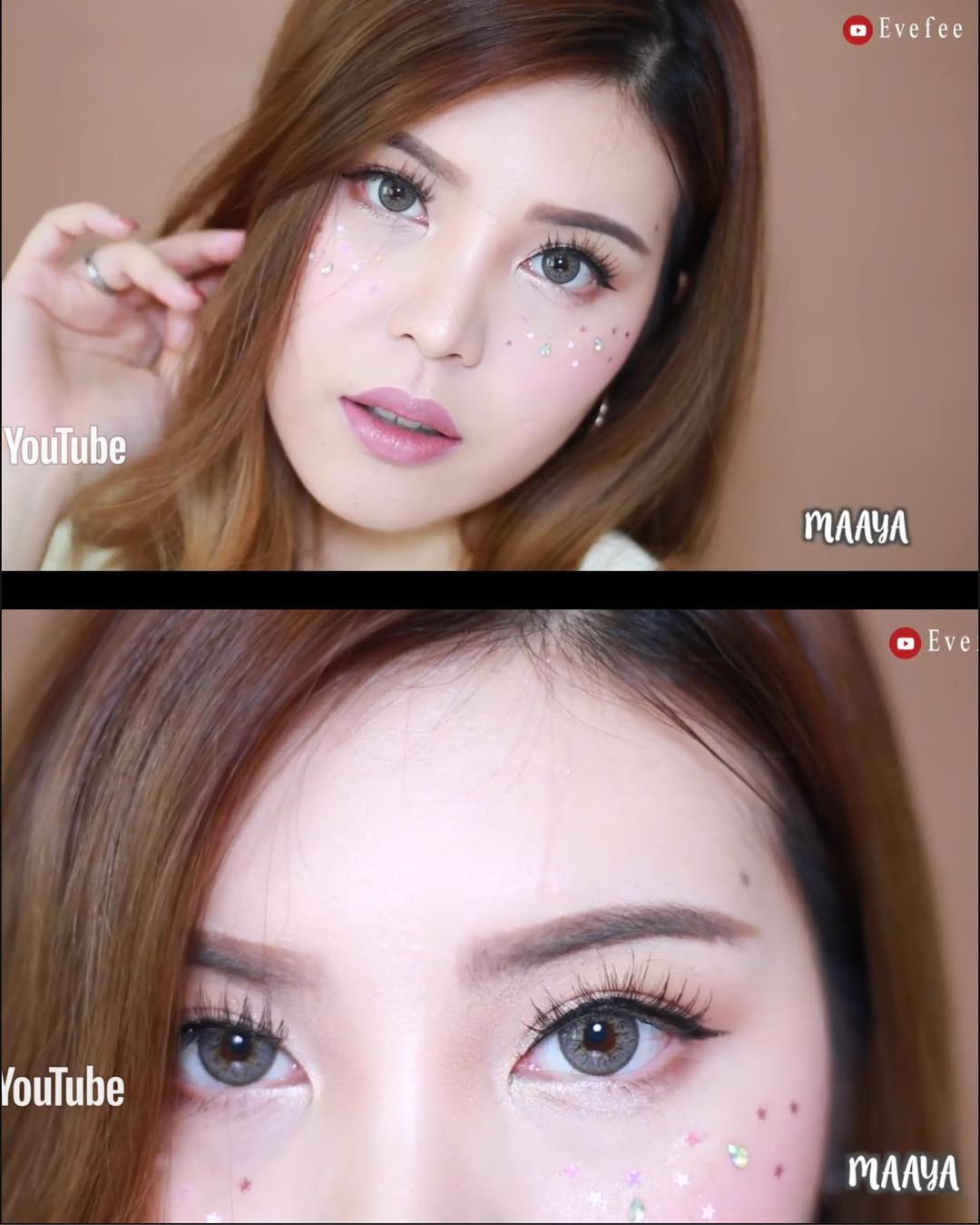 dreamcolor maaya brown softlens coklat