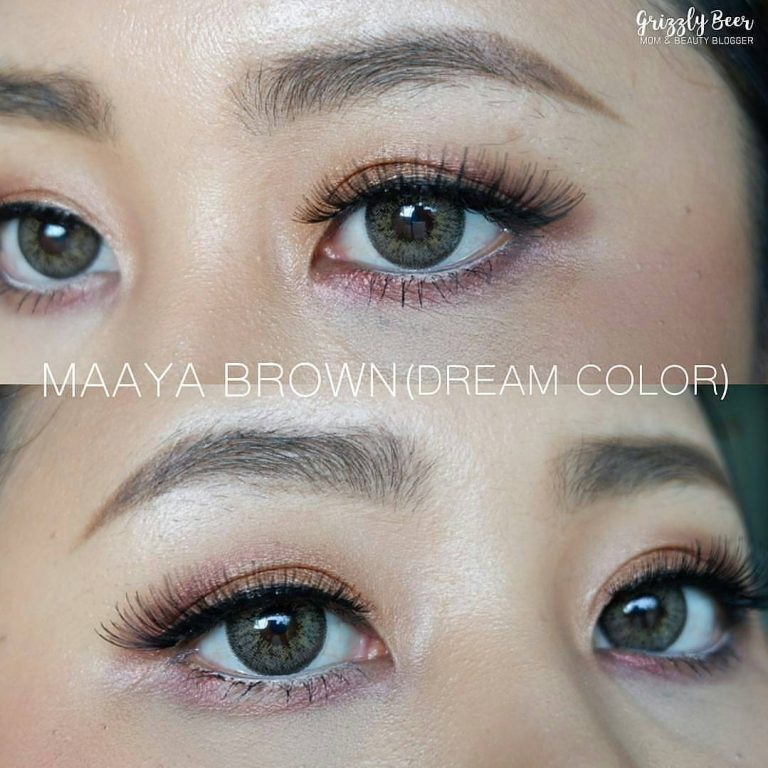 softlens dreamcolor maaya brown softlens natural coklat