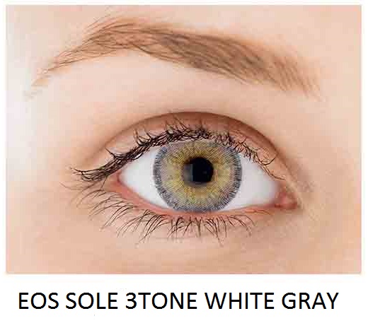 eos sole 3 tone white gray
