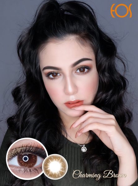 softlens charming brown eos